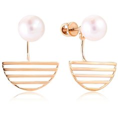 Бронницкий Ювелир Серьги из красного золота 16312816000