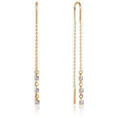 Бронницкий Ювелир Серьги из красного золота 16311580000