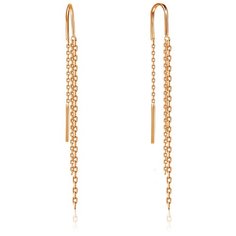 Бронницкий Ювелир Серьги из красного золота 16000539000