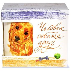 Кружка 420 мл Человек собаке друг Спаниель (подарочная упаковка) Priority