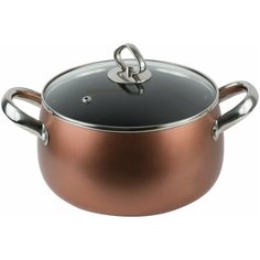 Кастрюля Калитва Professional, диаметр 20 см, объем 3,0 л со стеклянной крышкой