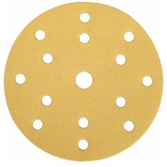 Диск шлифовальный с липучкой на бумажной основе MIRKA Gold 150мм 15 отв P40, 10шт.