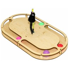 Игровой комплекс для кошек "Лучший друг" Стадион с шариками с игрушкой на пружине 07340