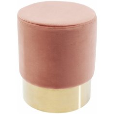 KARE Design Пуф Cherry, коллекция "Вишня" 35*42*35, Сталь, Полиэстер, ДСП, Розовый