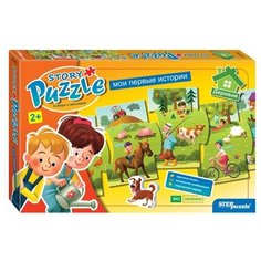 Пазл со свободной постановкой деталей «Деревня» Step Puzzle