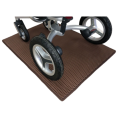 "Защитный коврик под детскую коляску ""RAHYM"", коричневый 85х65 см"