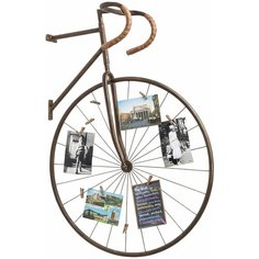 KARE Украшение настенное Bike, коллекция "Велосипед" 24*84*62, Сталь, Полиуретан, Коричневый