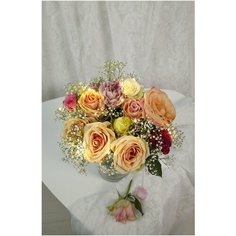 Гирлянда светодиодная BOUQUET DEW DROP, на батарейках, цвет - теплый белый, 728-32 Star Trading