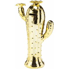 KARE Design Копилка Cactus, коллекция "Кактус" 19*30*10, Полирезин, Золотой