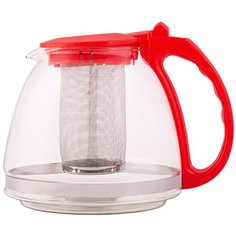Чайник заварочный Appetite 1,3 л с фильтром красный