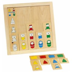 Развивающее пособие "Подбери игрушку" ЛЭМ