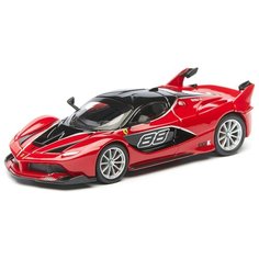 Bburago Коллекционная машинка Феррари 1:43 Ferrari FXX К, красный