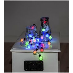 Гирлянда светодиодная DUOGLOBE на батарейках, длина 2.85 м, 20 ламп, таймер, 729-37 Star Trading