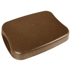 Противень KUKMARA Кофейный мрамор литой 33,5х22х5,5 см