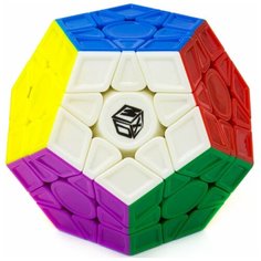 Головоломка QiYi MoFangGe X-Man Megaminx v2 Sculpted Цветной пластик