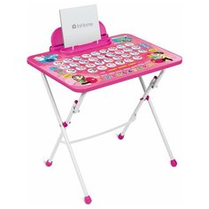 Стол детский складной InHome СТИ2 от 3 до 7 лет, розовый