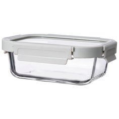 Контейнер для еды Smart Solutions стеклянный, 1050 мл, светло-бежевый (ID1050RC_7534C)