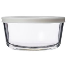 Контейнер для еды Smart Solutions стеклянный, 472 мл, светло-бежевый (JV472RD)