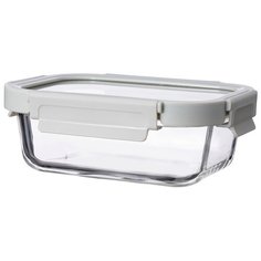 Контейнер для еды Smart Solutions стеклянный, 640 мл, светло-бежевый (ID640RC_7534C)