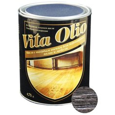 Масло-воск Живая краска VITA OLIO для паркета, лестниц и мебели, эбеновое дерево, 0.75 л
