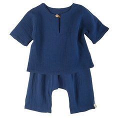 Комплект одежды Сонный Гномик размер 80, синий