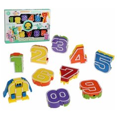 Набор трансформеров Наша Игрушка Роботы-цифры, 10 предметов (123)