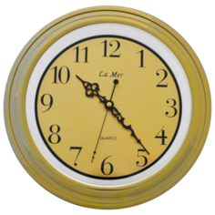 Часы настенные кварцевые La mer GD051011 золотой