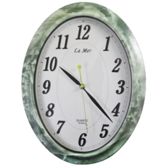 Часы настенные кварцевые La mer GD043-13 бирюзовый