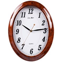 Часы настенные кварцевые La mer GD043013 BRN коричневый