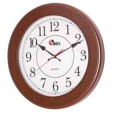 Часы настенные кварцевые Sinix 1068WA коричневый
