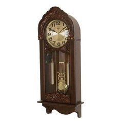 Часы настенные кварцевые Sinix 209 коричневый