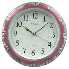Часы настенные кварцевые La mer GD057005 розовый