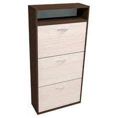 Обувница Мама Приветливая- 1 Венге темный/Венге светлый Mama