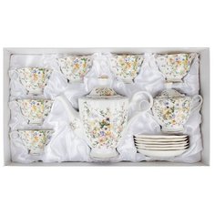 Чайный сервиз Millimi Версаль 802-008, 6 персон, 14 предм., белый