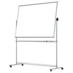 Доска магнитно-маркерная Attache 100*120 см, лак, вращающаяся, на роликах (142343)