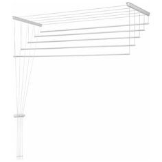 Сушилка для белья ЛакМет "Лиана", потолочная, 5 линий, длина 1.5м. Lakmet