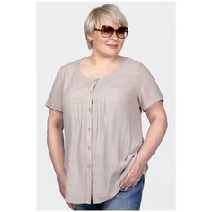 Блуза SVESTA, размер 54, бежевый