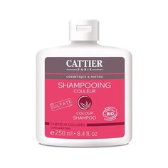 Cattier Органический бессульфатный шампунь для окрашенных волос, 250 мл