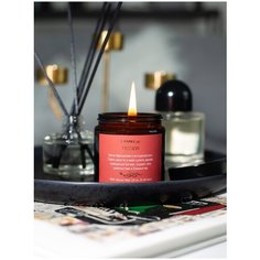 Ароматическая свеча Passion с хлопковым фитилем 120 мл / Свечи и аромасвечи CANDLE ME