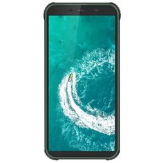 Смартфон Blackview BV5500 Plus, черный / зеленый