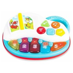 Музыкальная игрушка "Пианино" со светом, цвета в ассорт. Жирафики