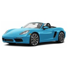 Bburago Машинка металлическая Porsche 718 Boxster, 1:24, синий