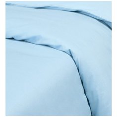 Пододеяльник, сатин, голубой, 1.5 спальный Артпостель