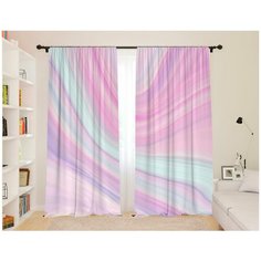 Фотошторы Сирень для детской "Нежный зефир", 145*260 2 шт.