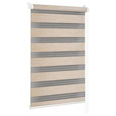 Рулонная штора Delfa "День-ночь Бамбук Золотой Песок", 73*160 см