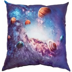 Подушка декоративная Сирень "Планеты солнечной системы" 40*40 см.