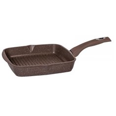 Сковорода-гриль мечта квадратн. 28*28см, АП Гранит brown