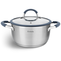 Кастрюля 3 литра KITCHEN FANTASY gray Cristelle