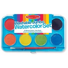Melissa&Doug Краски с кисточкой, 8 цветов