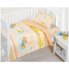 Детское постельное белье Баиньки, бязь, ясельный Артпостель